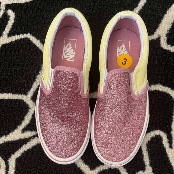 Vans Other - Pink Sparkling Vans Size 3